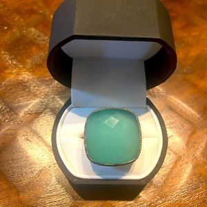 Sterling Silver and natural stone, Size 8